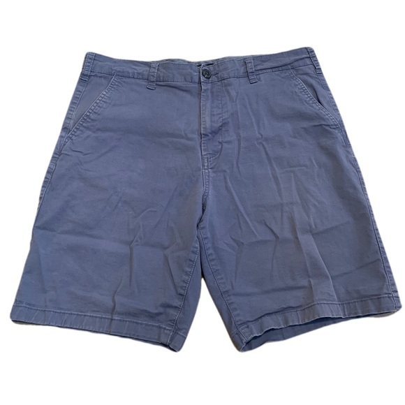 💜 George Men's Blue Chino Shorts - Size 34 - Picture 1 of 6